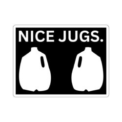 NICE JUGS (Two Milk Jugs) Sticker