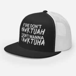 Alternative view of TAWK TUHA Flat Brim Trucker Cap (Embroidered)