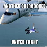 Another Overbooked United Flight meme (skydiving)