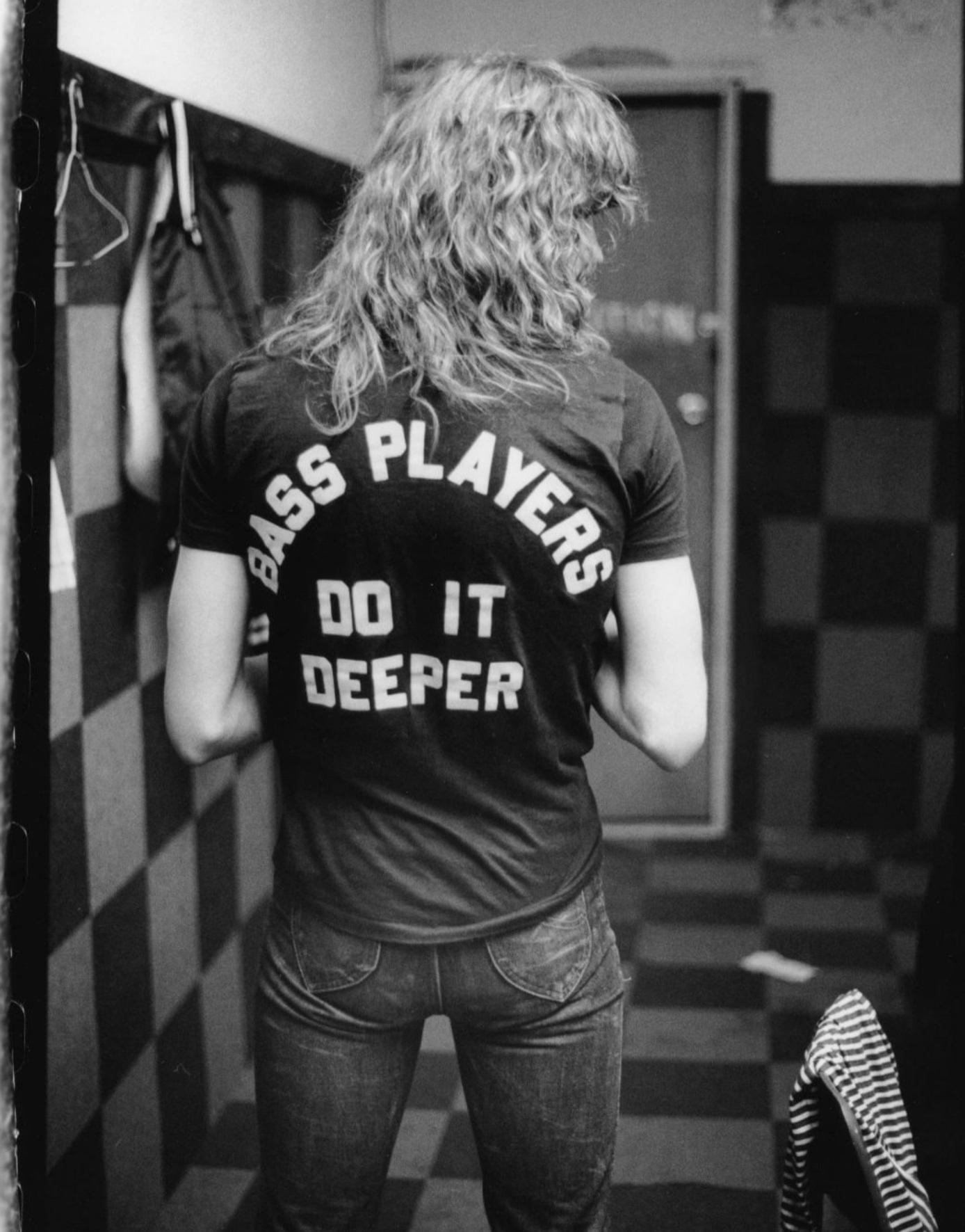 Bass Player Do It Deeper shirt as worn by Rick Savage of Def Leppard