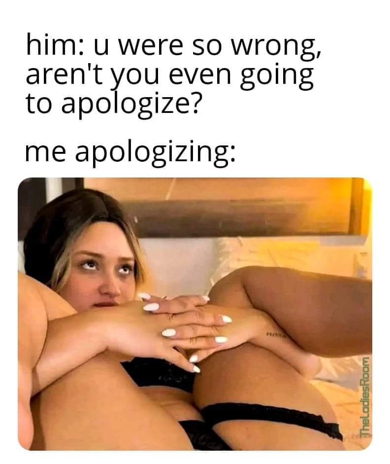 Best Apologizes From A Woman