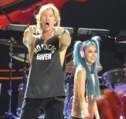 Duff McKagan 'No Fucks Given' shirt with Melissa Reese