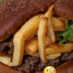 French fries hamburger fucking