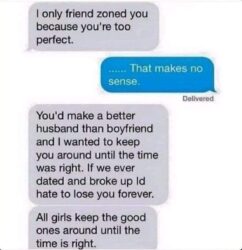 Friend Zoned Because He'd Make A Better Husband Than Boyfriend