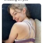 How she looked cheating on you