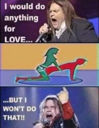 I would do anything for LOVE but I won't do that - Getting Pegged