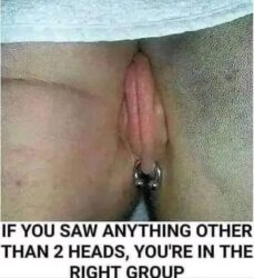 If You Saw Anything Other Than 2 Heads You're In The Group