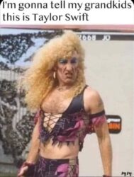 I'm gonna tell my grandkids this is Taylor Swift (Dee Snider of Twisted Sister)