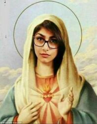 Mia Khalifa Virgin Mary