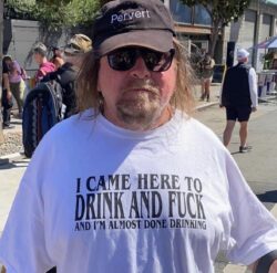 Pervert hat + I Came Here To Drink And Fuck shirt - Meme Group guy