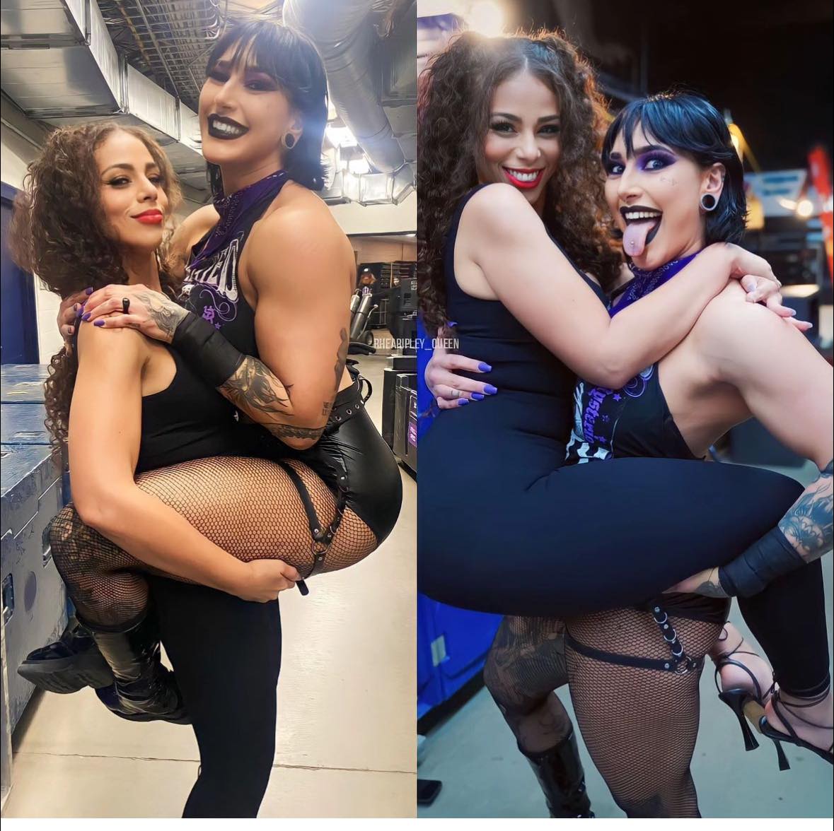 Samantha Irvin and Mami Rhea Ripley