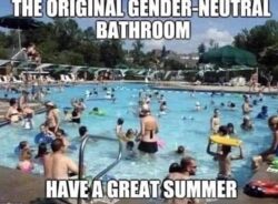 The Original Gender-Neutral Bathroom - Municipal Pool