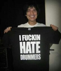 Tommy lee 'I Fuckin Hate Drummers' shirt Motley Crue