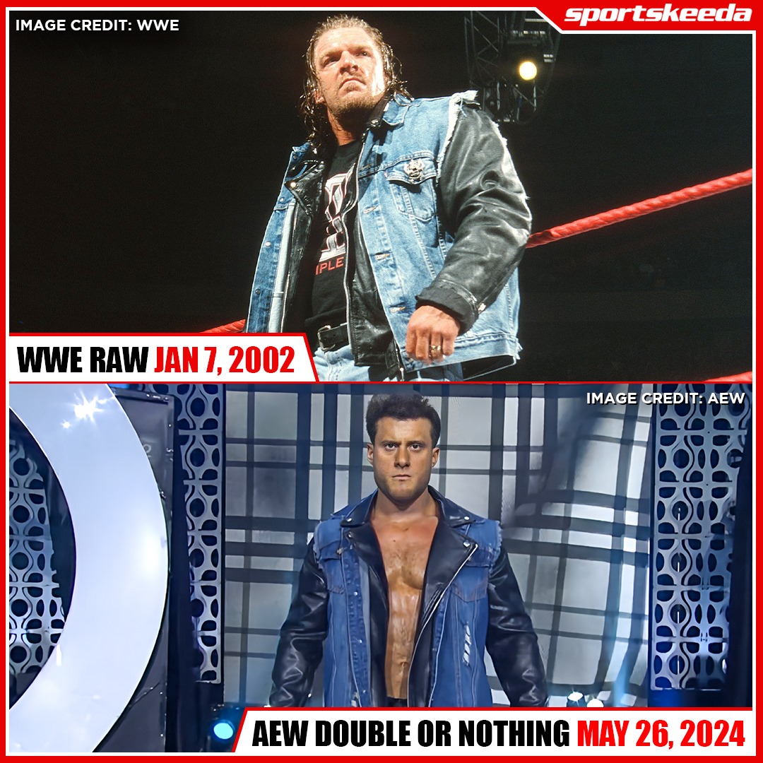 Triple H MJF jeans leather jacket