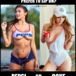 Which One Would You Prefer To Sip On - Pepsi or Coke