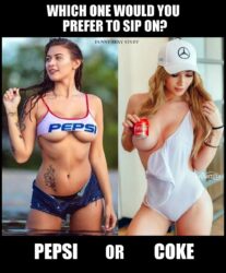 Which One Would You Prefer To Sip On - Pepsi or Coke