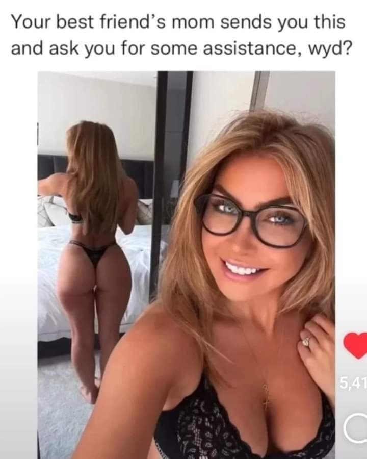 Your best friend's mom sends you this and ask you for some assistance WYD