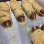 cheesy sausage rolls