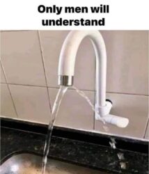 split urine stream