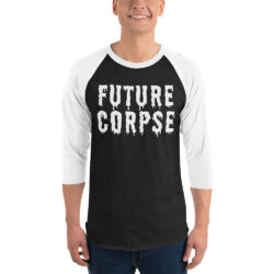 FUTURE CORPSE 3/4 sleeve raglan shirt