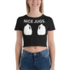 NICE JUGS (Two Milk Jugs) Crop Top