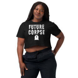 Alternative view of FUTURE CORPSE - Tombstone Crop Top (Relaxed fit)