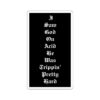 I Saw God on Acid He Was Trippin’ Pretty Hard Sticker