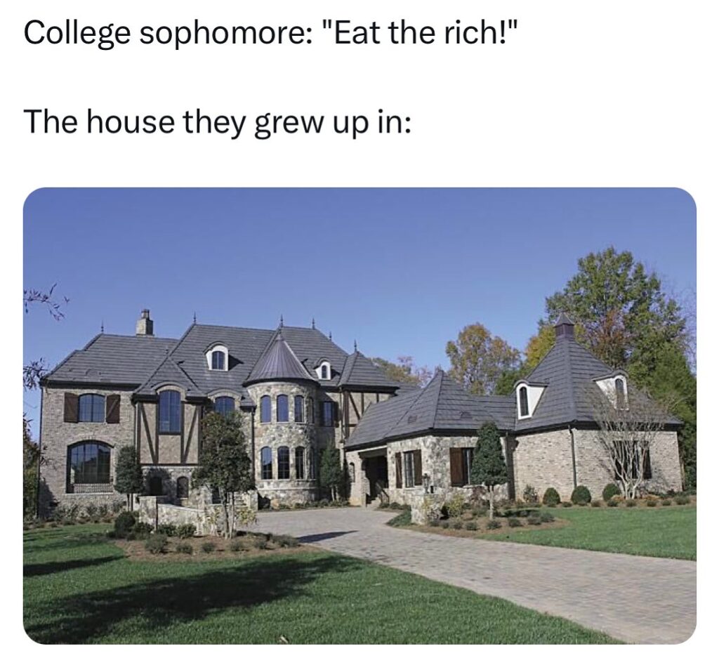 Eat the Rich - Wealthy college kids