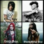 Emo Boy - Punk Boy - Goth Boy - Black Metal Boy