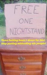 FREE ONE NIGHTSTAND