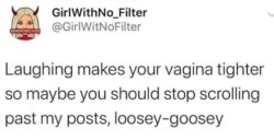 Laughing Makes Your Vagina Tighter