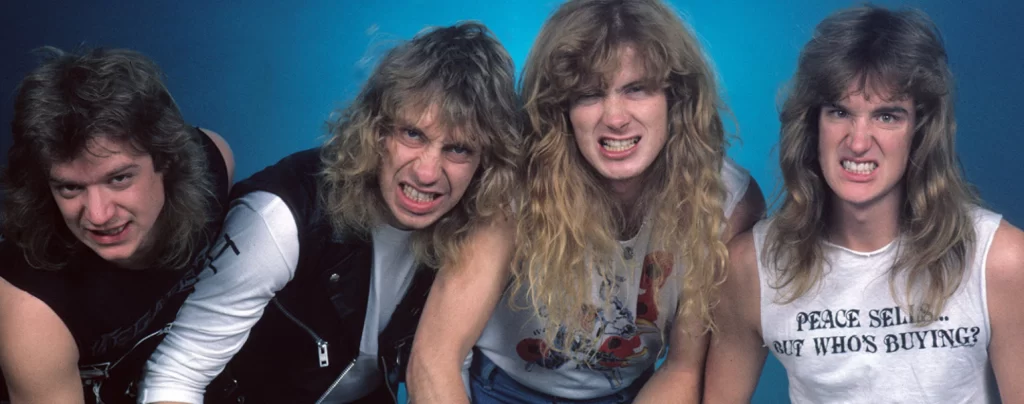 Megadeth 'Peace Sells But Who's Buying' shirt worn by bassist David Ellefson