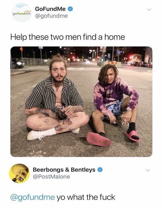 Post Malone Lil Pump GoFundMe