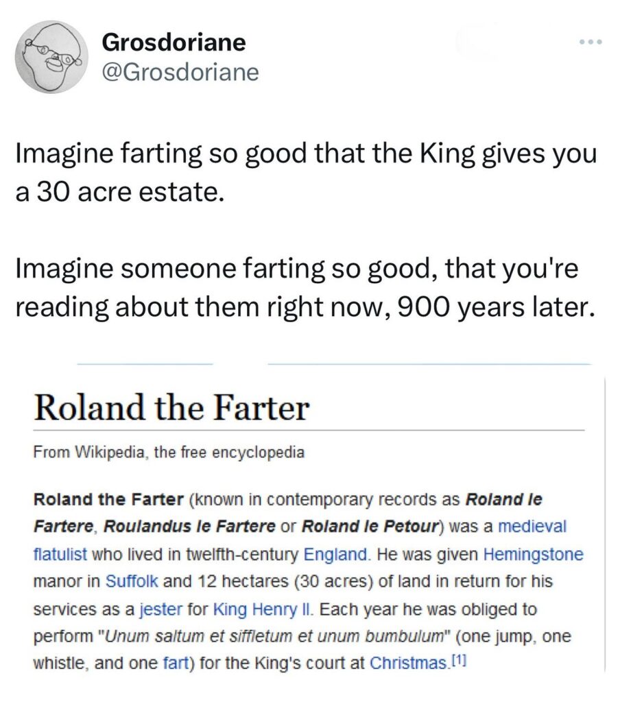 Roland the Farter - medieval flatulist