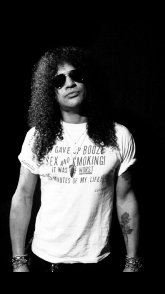 Slash 'I Gave Up Booze Sex And Smoking It Was The Worst 15 Minutes Of My Life' T-Shirt Guns N' Roses