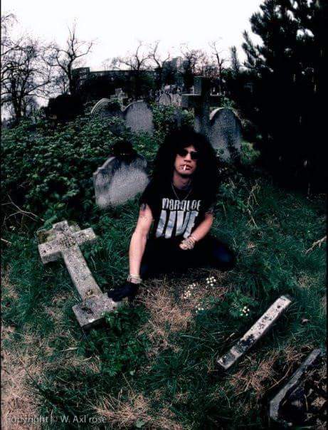 Slash in a cemetery in Brompton, England. June 1992 - Photo by Robert John
