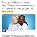 Snoop Dogg bakes cookies on tv with Martha Stewart but pretends to be gangster