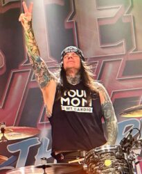 Stix Zadinia Your Mom Is My Cardio shirt Steel Panther