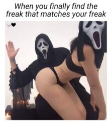 When you finally find the freak that matches your freak - Freak meets Freak