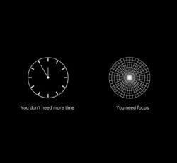 You don't need more time You need focus