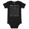 What Part Of (Math Equation) Don’t You Understand? Baby Onesie