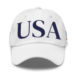 USA POTUS 47 Hat (navy blue font)