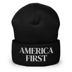 AMERICA FIRST Beanie (Embroidered)