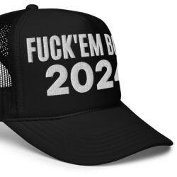 Alternative view of Fuck Em Both 2024 | Apolitical trucker hat