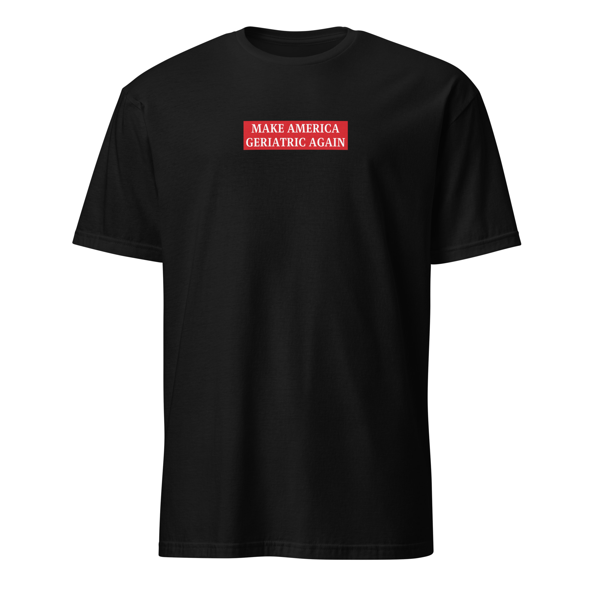 Make America Geriatric Again T-Shirt (Supreme style box logo) - Image 4