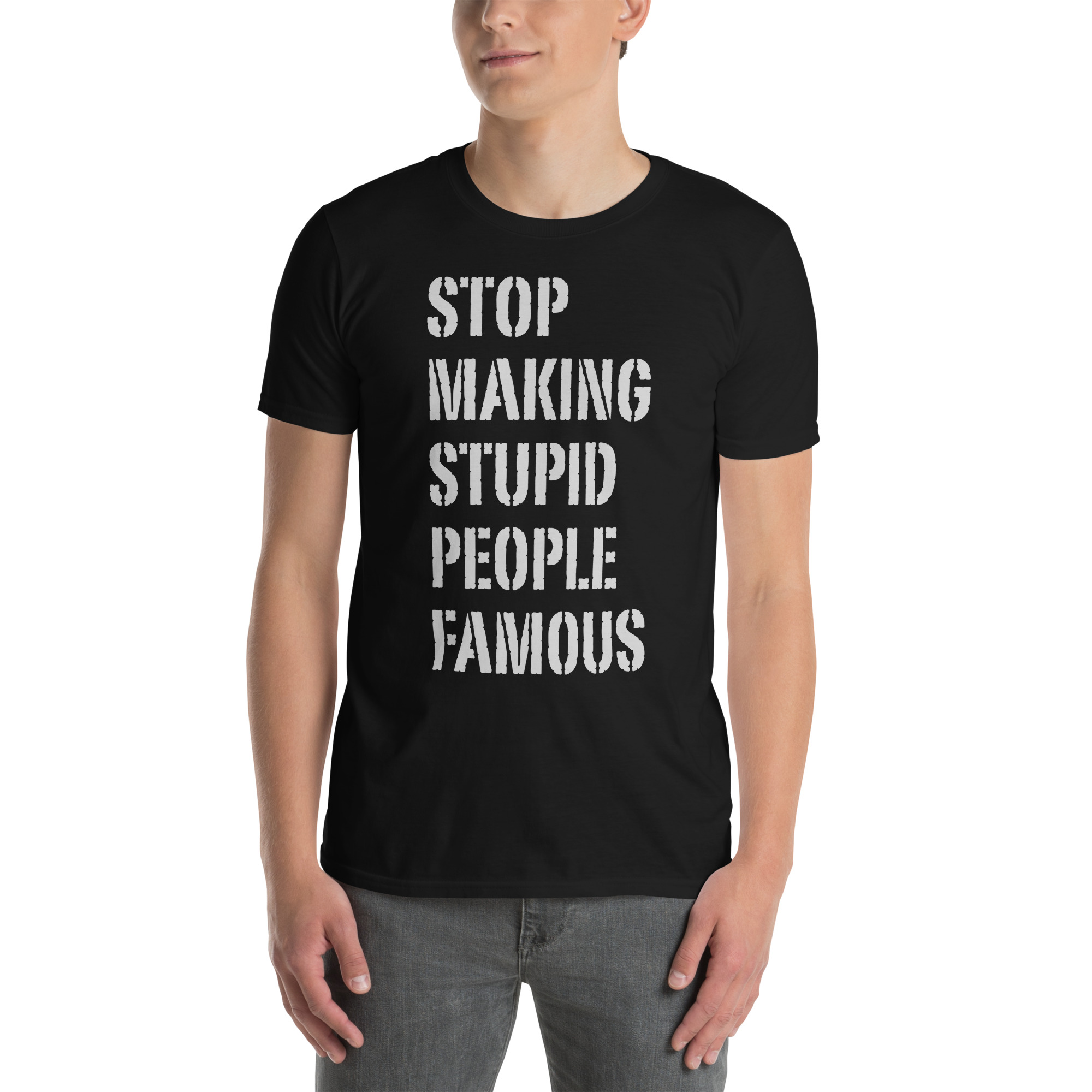 Corey Taylor Stop Making Stupid People Famous shirt - Image 3