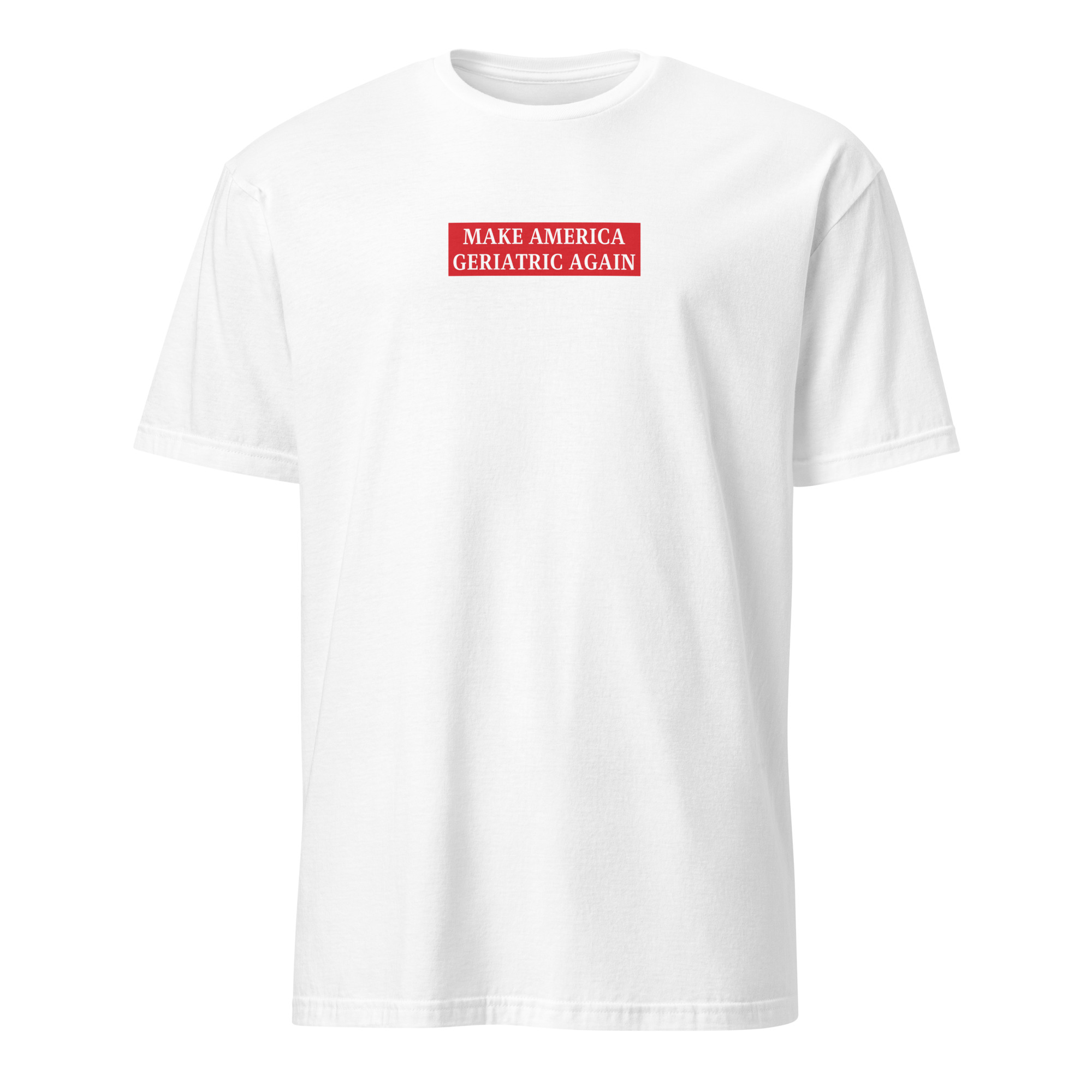 Make America Geriatric Again T-Shirt (Supreme style box logo)