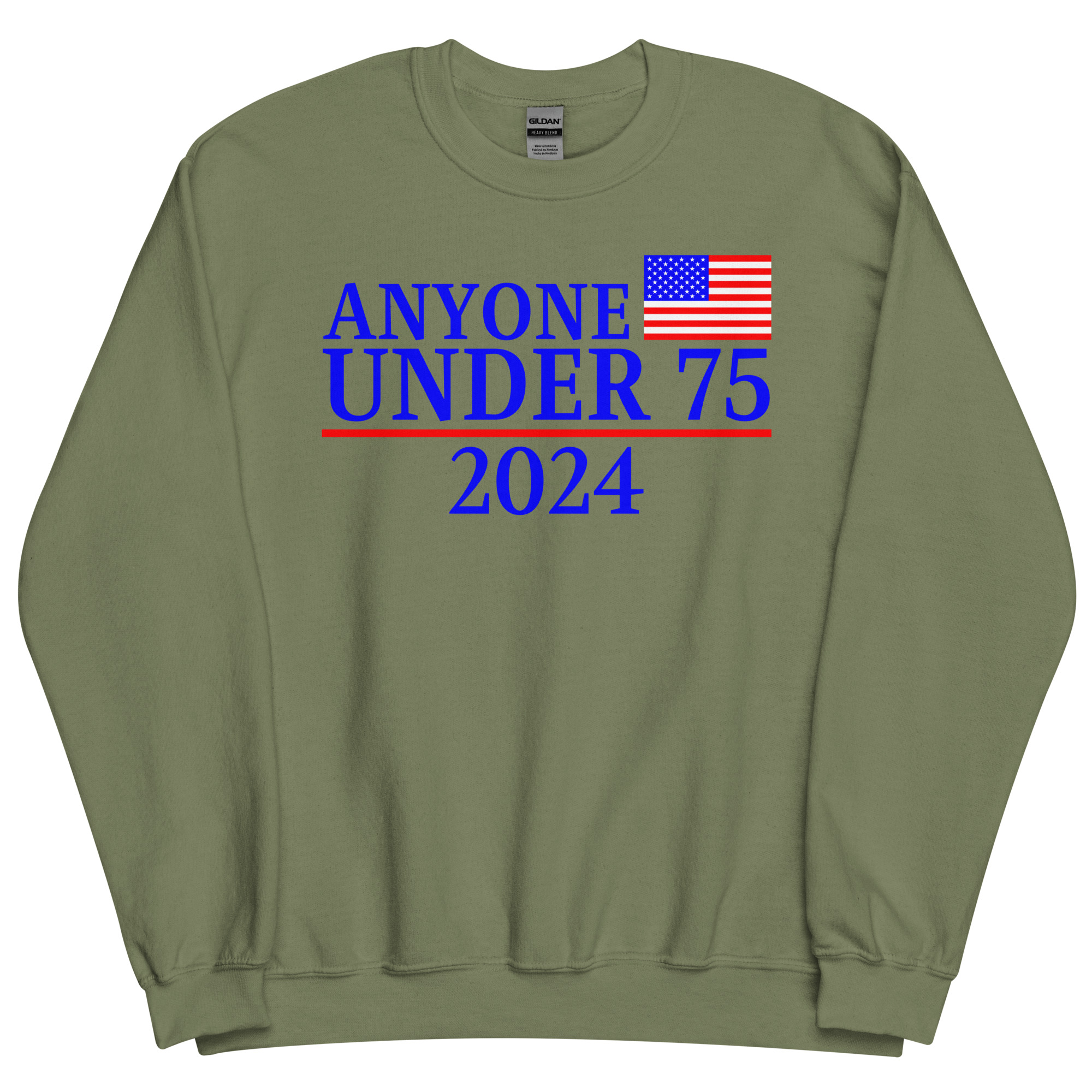 Anyone Under 75 - 2024 Presidential Election Sweatshirt - Image 3