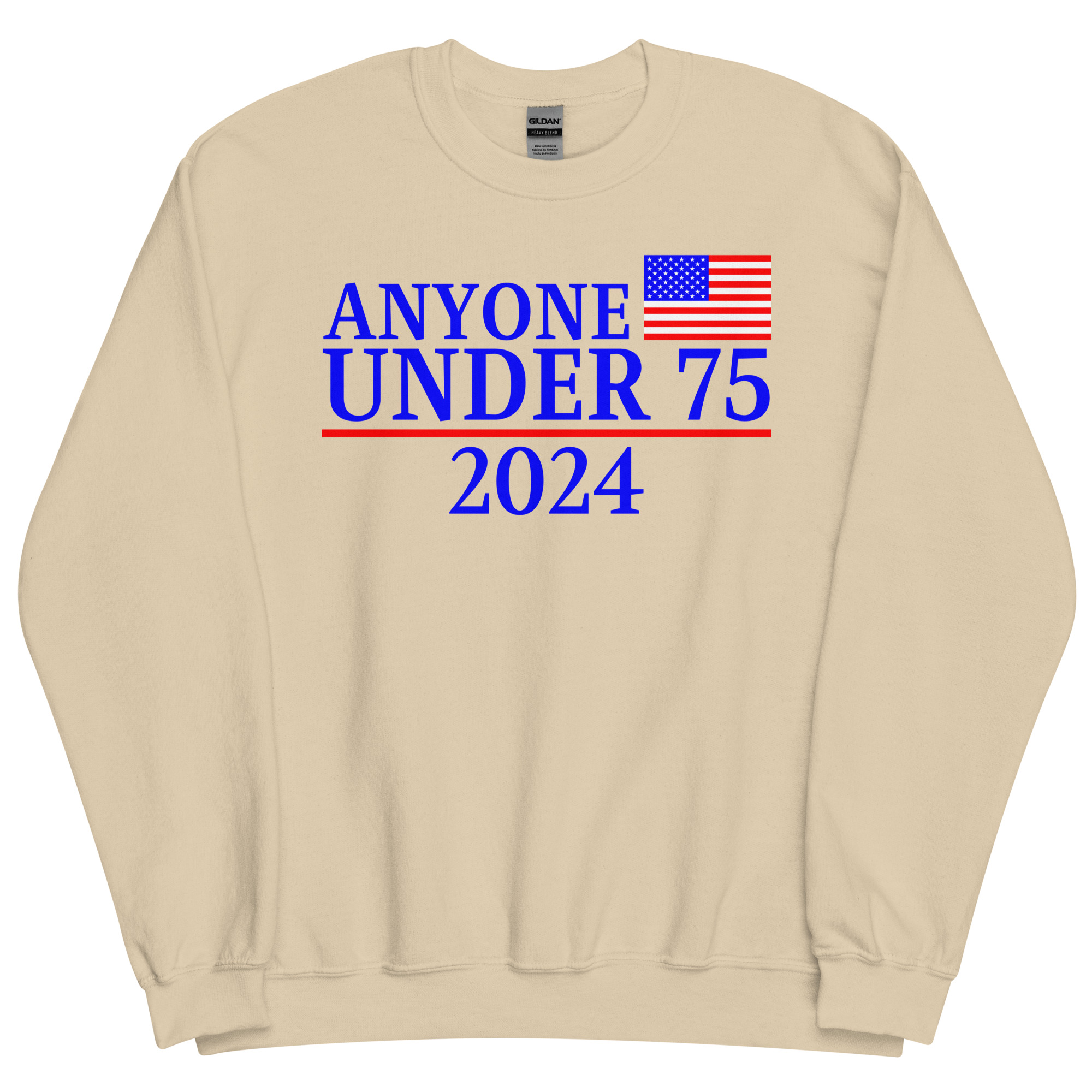 Anyone Under 75 - 2024 Presidential Election Sweatshirt - Image 5