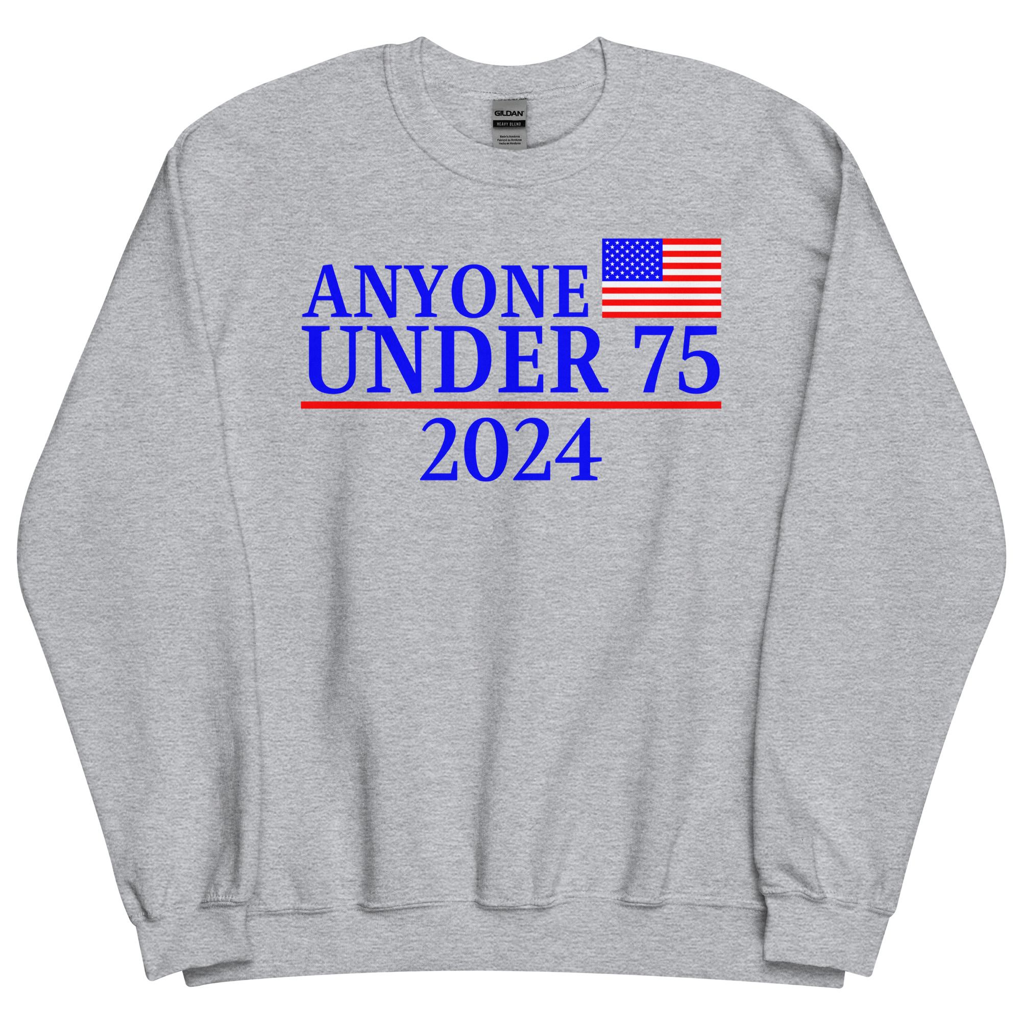 Anyone Under 75 - 2024 Presidential Election Sweatshirt